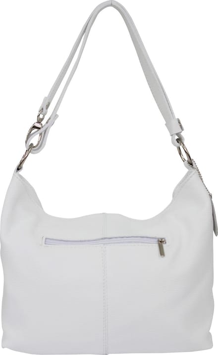 Dames lederen handtas schoudertas hobo tas GL005 Wit