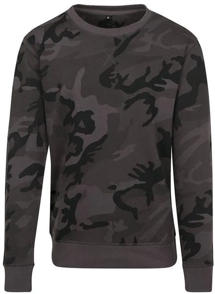 Build Your Brand Camo Sweatshirt Bruin XL Man