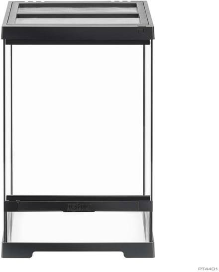 Exo Terra Pro Terrarium Zwart | Advanced Natural Terrarium 45Ã—45Ã—60 cm met 3-traps ventilatie