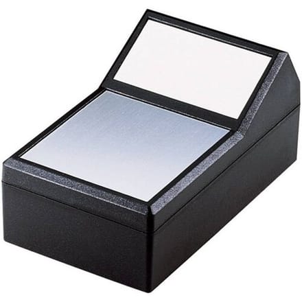 TEKO 790.9 Consolebehuizing (l x b x h) 145 x 85 x 73 mm ABS, Aluminium Zwart, Zilver 1 stuk(s)