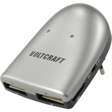 VOLTCRAFT Knoopceloplader Li-ion Oplaadbare knoopcel