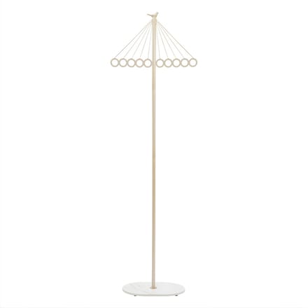 Kledingrek - Voor de entree/voor kledingopslag - Creatief decoratief - Wit