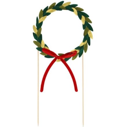 Meri meri kerst - taarttopper papier krans