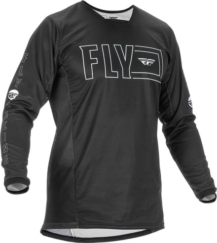 FLY Racing Kinetic Fuel Zwart Wit Jersey -