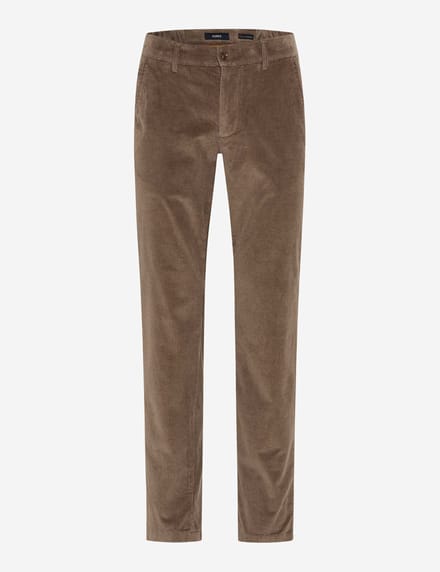 Eurex Heren Flatfrontbroek  Style THILO TAUPE, bruin, maat 265U