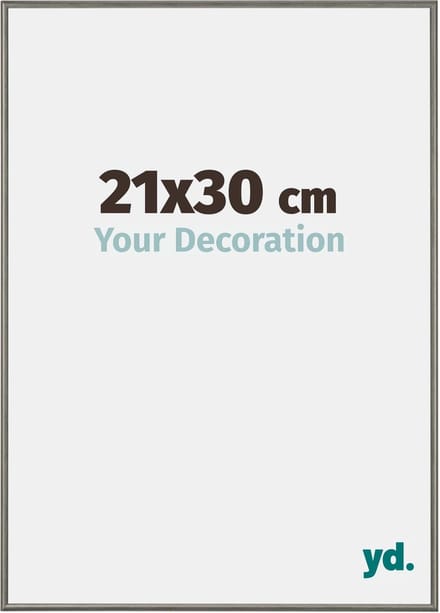 Your Decoration - Fotolijst 21x30 cm - Aluminium - Mercury Structuur - New York