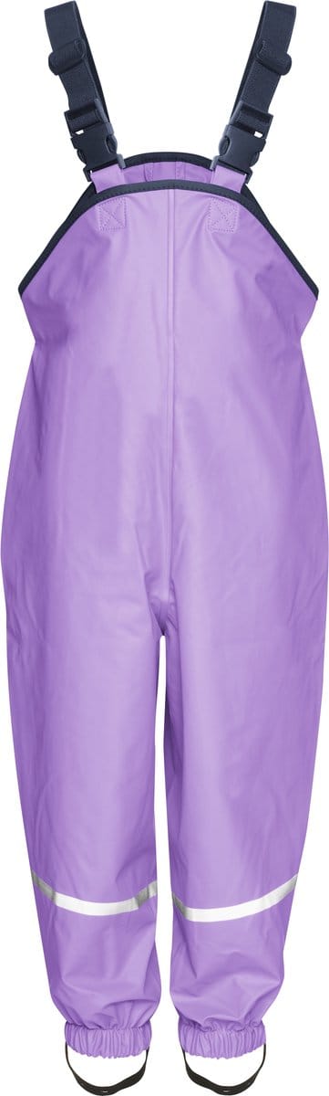 Playshoes regenbroek met schouderbanden lila 74