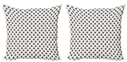 ABAKUHAUS kussenhoes – dennenboom – 2-delige set – 50x50 cm