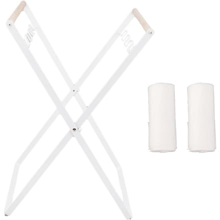 Opvouwbaar Afvalrek van IJzerdraadframe Voorkomt Roesten Draagbare Afvalsorteerbak voor Buiten White white