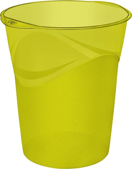 Kleine Bamboe Groene Prullenbak 14 Liter met Handvatten