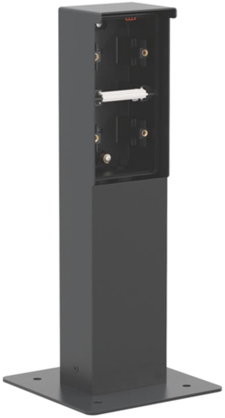 Niko-Servodan Hydro garden post with 2 functions including mounting flange, black