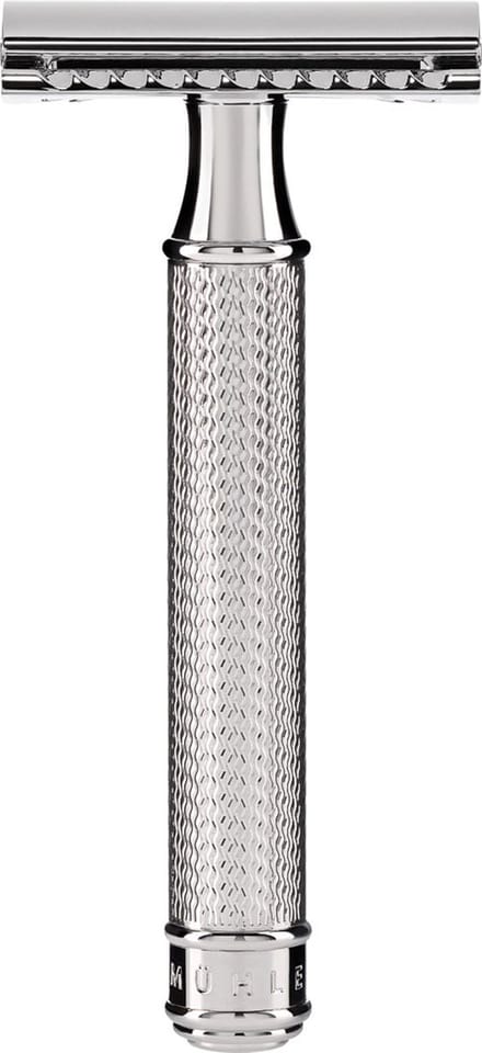 MÜHLE -Scheermes -Double Edge Safety Razor -Klassiek Scheermes - Chroom - Dichte Kam -R89