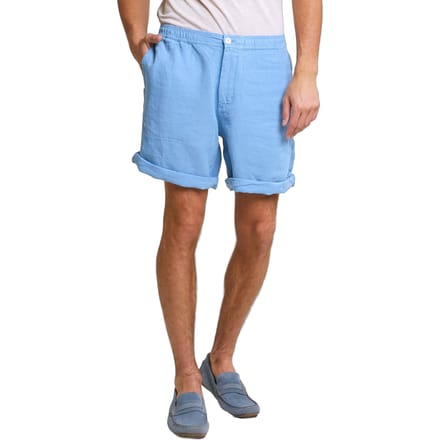 River Woods Fancy Linen Short Stone Maat: 44 | Korte Broeken Outlet | Heren | Blauw