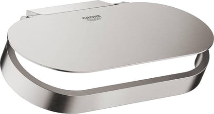 GROHE Selection Closetrolhouder Met Deksel - Supersteel (RVS look) - 41069DC0