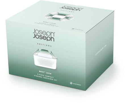 Joseph Joseph Nest Lock - Vershouddozen - Makkelijk te Stapelen - 5 stuks - Groen
