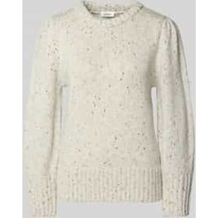 Regular fit gebreide pullover met katoen