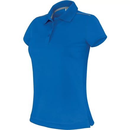 Damessportpolo 'Proact' met korte mouwen Sporty Royal Blue - M