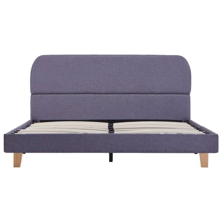 vidaXL - Bedframe - stof - lichtgrijs - 140x200 - cm