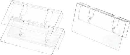 iDesign - The Home Edit Opbergbox Labels - Kunststof - Transparant