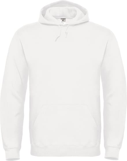 Cotton Rich Hooded Sweatshirt B&C Collectie maat M Wit