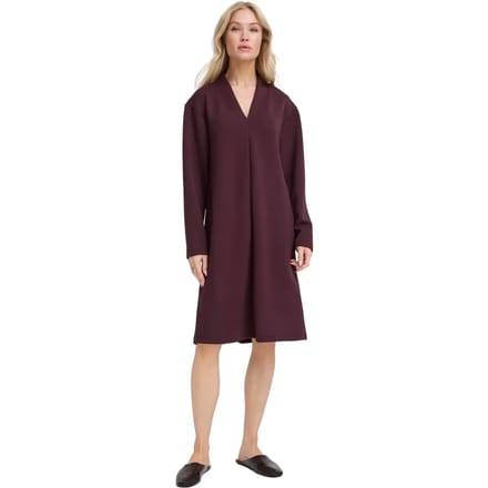 b.young - BYPUSTI VNECK LS DRESS - Dames - Mini jurken
