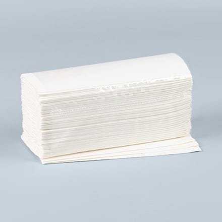 20x 120 Blad Handdoekjes C-vouw 50 cm x 25 cm hoogwit 1-laags