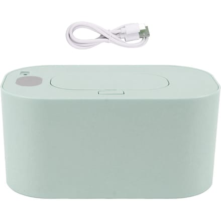 Doekjeswarmer Dispenser voor vochtige doekjes USB-gevoed Constante temperatuur Grote capaciteit met display Doekjes groen