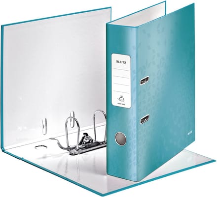 Leitz WOW ordner ijsblauw, rug van 8,5 cm 10 stuks