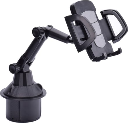 Autohouder - voor - een smartphone voor een bekerhouder, zwart