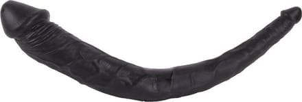Kiotos Cox - Dubbele Dildo 35 x 2.2/5 cm - Zwart