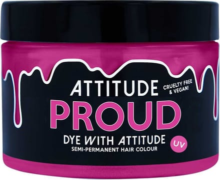 Attitude Hair Dye - Proud UV Semi permanente haarverf - Felroze/Roze