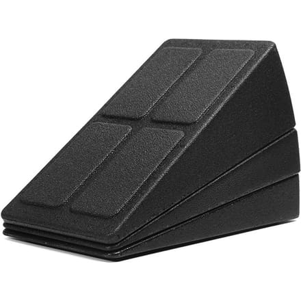 Slant Board Stretching Equipment 3 stuks Verstelbare EPP Foam Kuitstrekker Fitness Training Schuin zwart