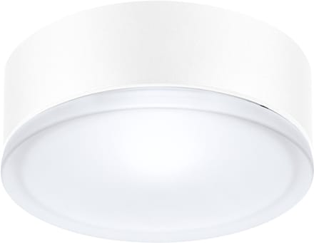 In - Wandverlichting/Plafonverlichting Opbouw Vast 230V 60W E27 Wit Drop 22 - 004961