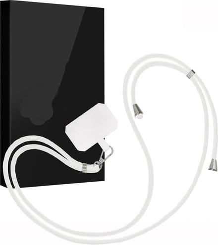 DW4Trading Universeel Telefoonkoord - Verstelbaar - Wit