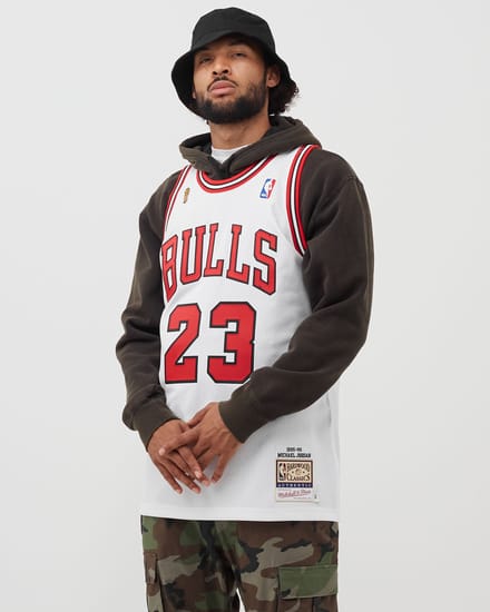 NBA Authentic Jersey Chicago Bulls 1995-96 Michael Jordan #23
