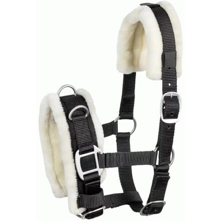 Nylon paardendeken met kunstbont USG
