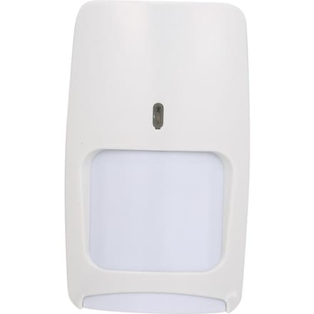 Bekabelde dual-tech infrarood bewegings- en microgolfdetector, aan de muur gemonteerde PIR-bewegingsmelder, huisdierbestendig wit