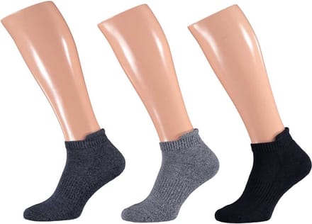 Apollo Sportsokken Basic Katoen Multiblauw 3 Paar Maat 36/41