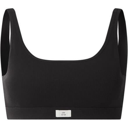 ESMARA Dames geribde bustier (Zwart, S (36/38))