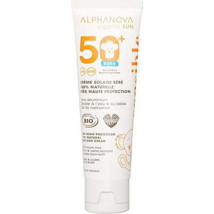 Alphanova Bébé Biologische Zonnemelk SPF50+ 50 ml