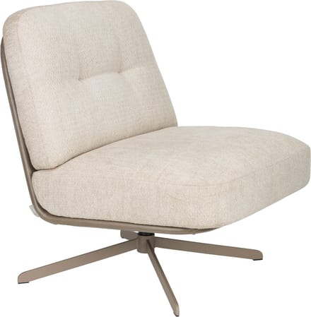 Zuiver Benjamin Loungestoel - Beige