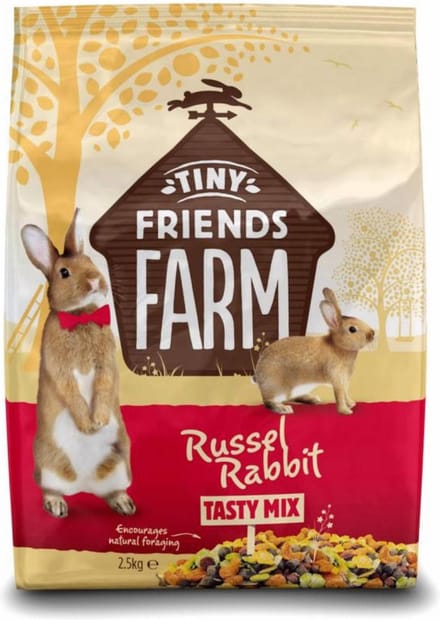 Tiny Friends Farm Russel Rabbit Tasty Mix - Konijnenvoer - 2.5 kg