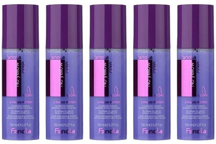 5x Fanola No Yellow Care 2-Phase Potion 150ml
