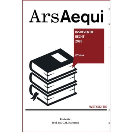 Insolventierecht 2026 - Ars Aequi Wetseditie