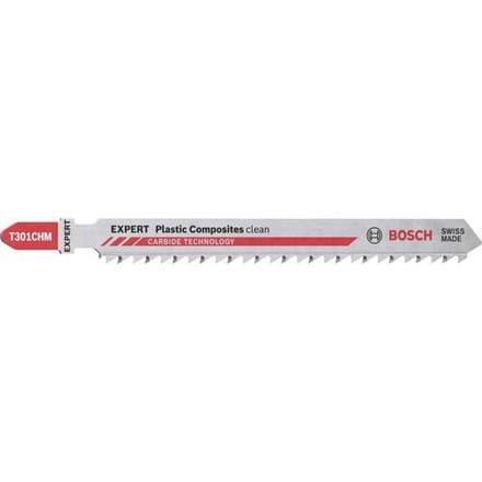 Bosch Accessories 2608900566 Expert Plastic Composites Clean T 301 CHM decoupeerzaagblad, 3 stuks 3 stuk(s)