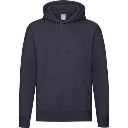 Fruit of the Loom Heren Premium 70/30 effen hoodie (Deep Navy)