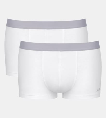 sloggi men GO ABC 2.0 Hipster 2P Heren Onderbroek - WHITE - Maat M