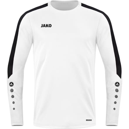 Jako Power Sweater Kinderen - Wit | Maat: 128