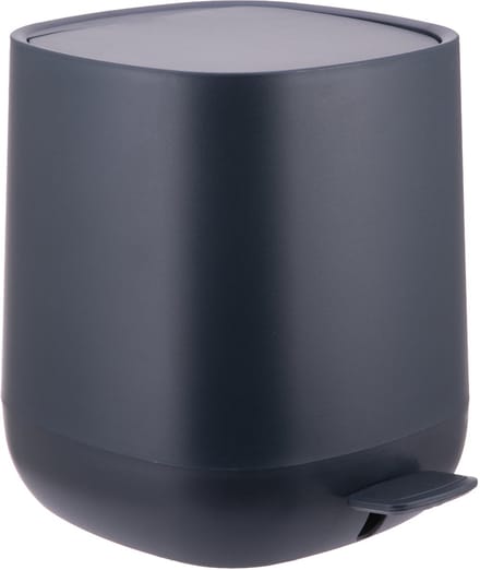 Prullenbak - 5 l - badkamer - softclose - donkergrijs