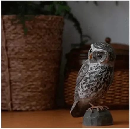 Wildlife Garden - Houten vogel - Steenuil